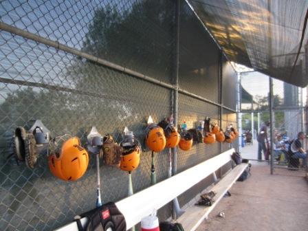 Softball Dugout Oraganizer Sports Equipment Holder