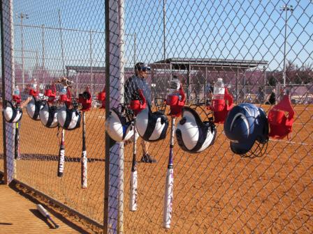 Softball Dugout Oraganizer Sports Equipment Holder